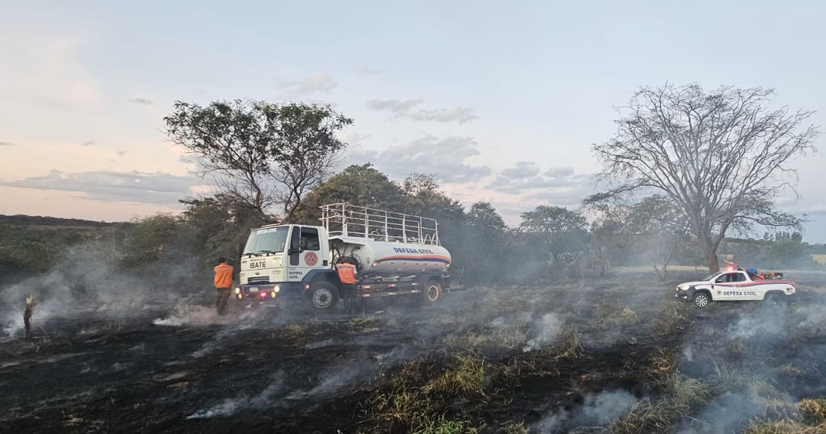 Defesa Civil atua em ocorrências de incêndio