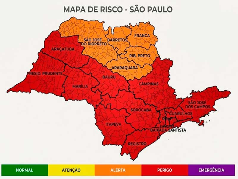 Defesa Civil orienta população diante da previsão de mau tempo em diversas regiões paulistas
