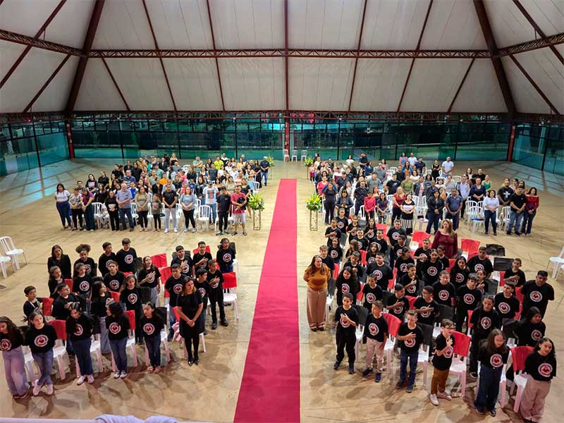 Formatura do PROERD reúne famílias, educadores e autoridades em Ibaté