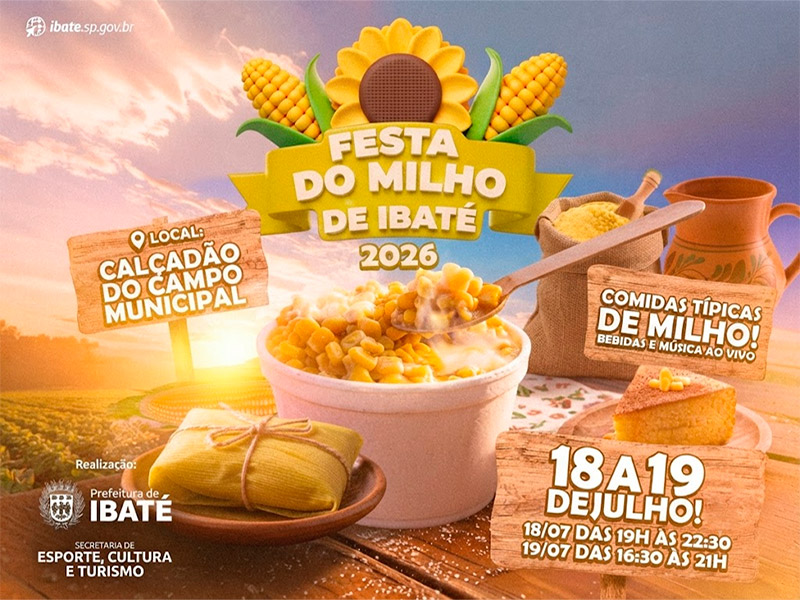 Gastronomia e música marcam a programação da Festa do Milho 2026