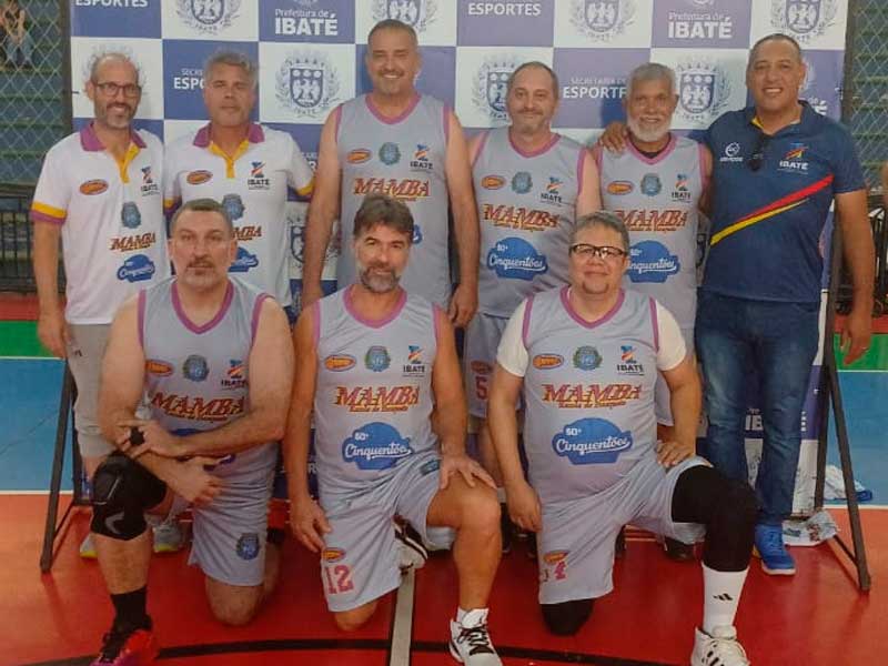 Ibaté conquista título da etapa de basquete máster no Ginásio Donato Rocitto