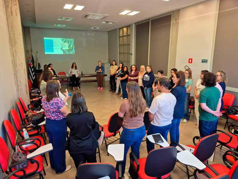 Profissionais da Assistência Social de Ibaté participam de formação regional