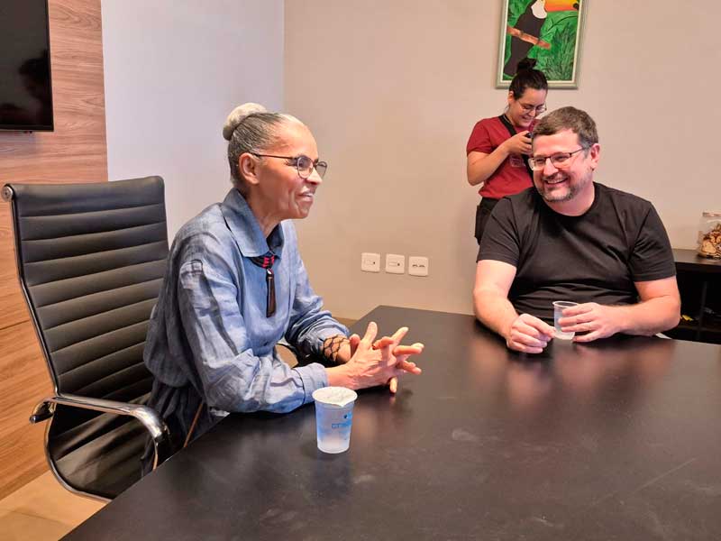 Marina Silva conhece demandas de Ibaté durante encontro com administração municipal