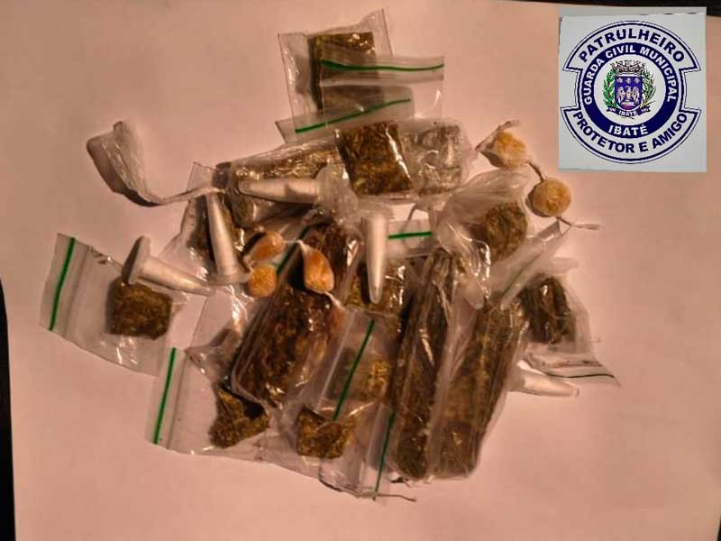 Ibaté: GCM localiza sacola com drogas durante patrulhamento