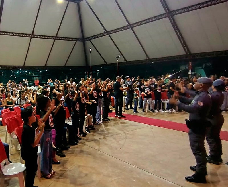PROERD encerra ciclo de atividades com estudantes da rede municipal de Ibaté