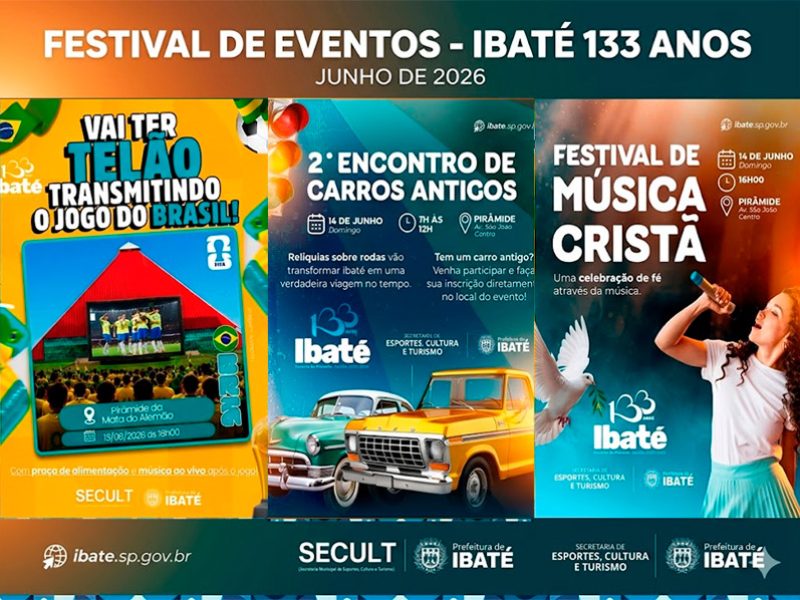 Foto: Divulgação | 133 anos de Ibaté